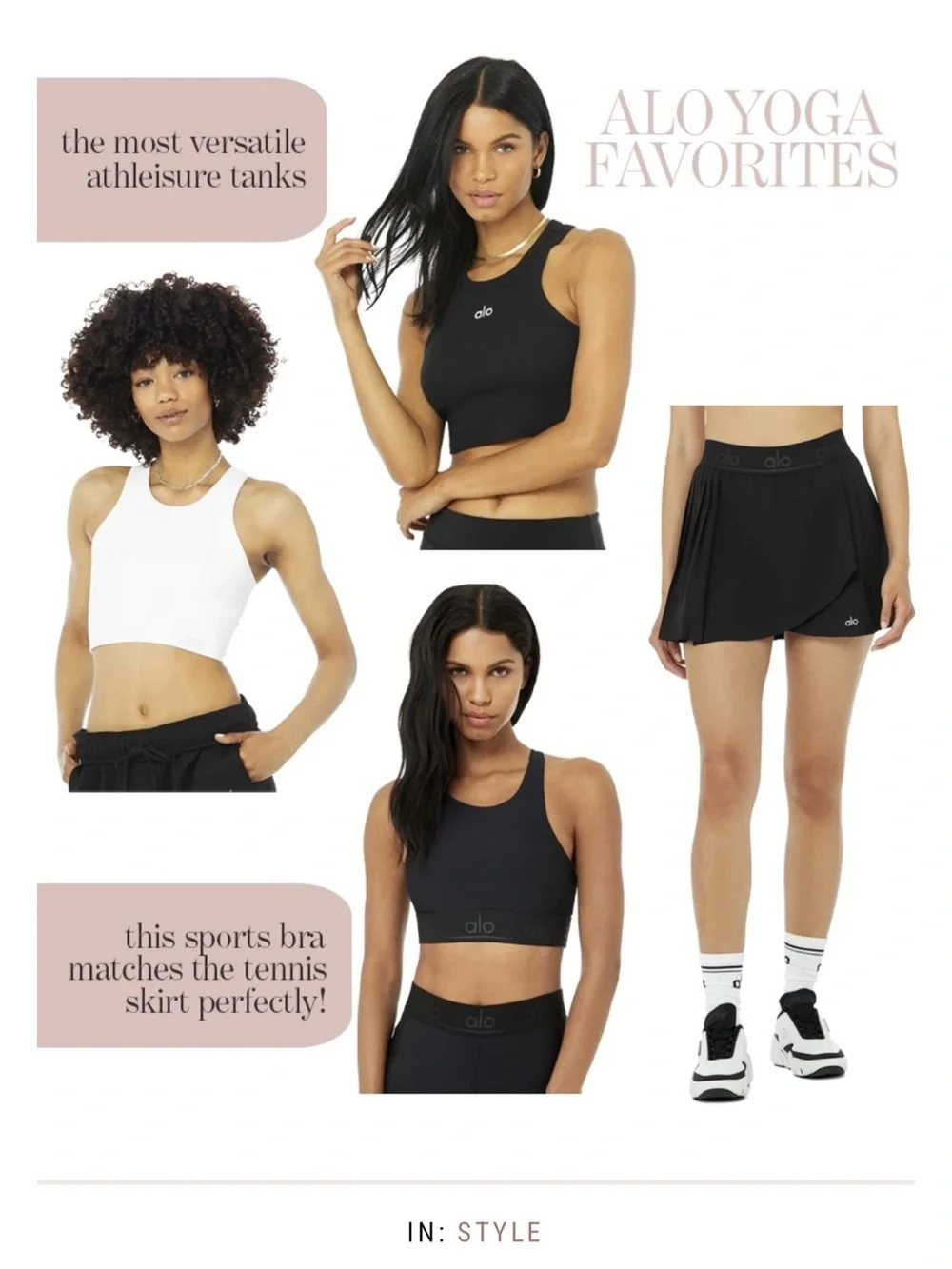 *RARE* ALO Yoga Varsity Tennis Skirt